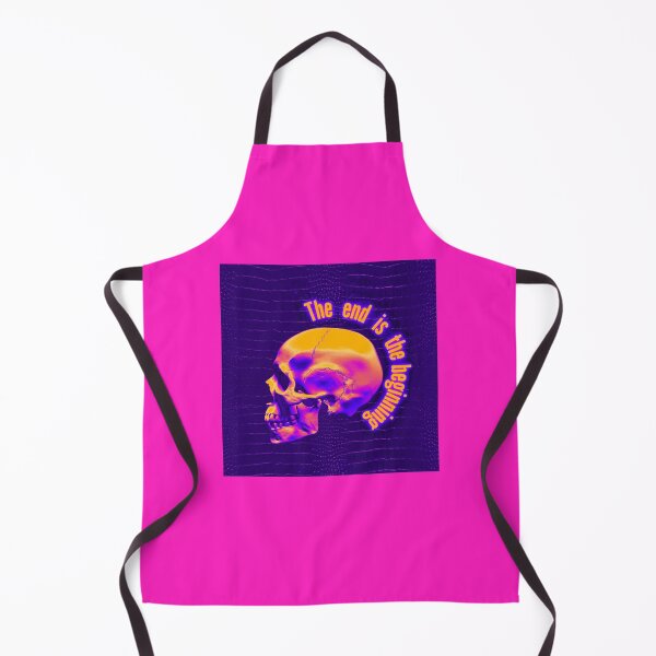 Item preview, The end is the beginning - pop art style skull designed and sold by silent-violin.