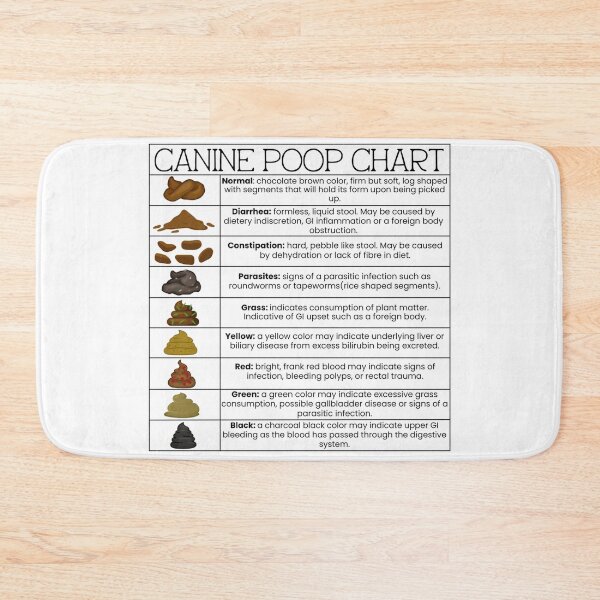 Item preview, Canine Poop Chart designed and sold by introVETed.