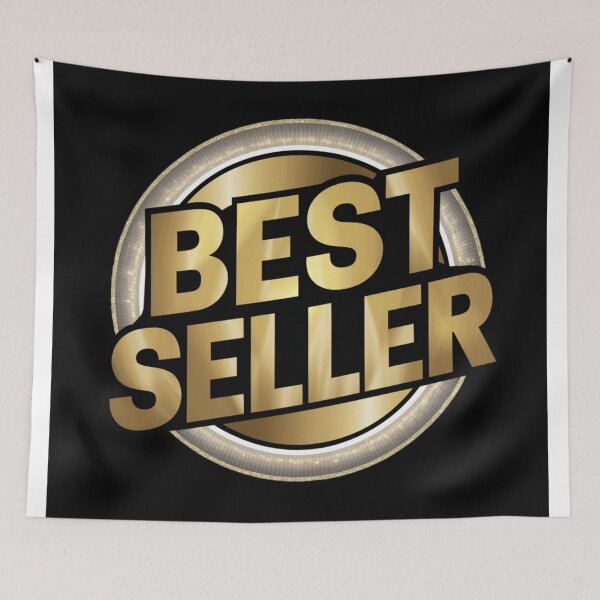 Item preview, Best seller sticker - golden effect  designed and sold by Sha1726.