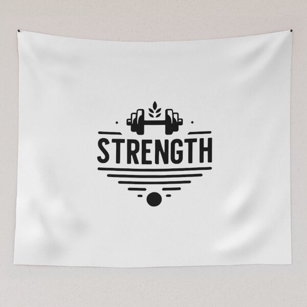 Item preview, Motivational Strength Dumbbell - Black Gym designed and sold by Weknes.