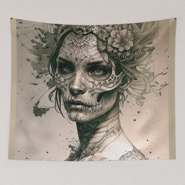 Item preview, Los Muertos Bride designed and sold by MatrixTattoo.