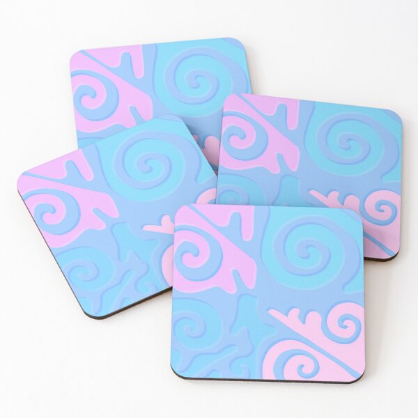 Item preview, Pink blue ornaments designed and sold by Artyerke.