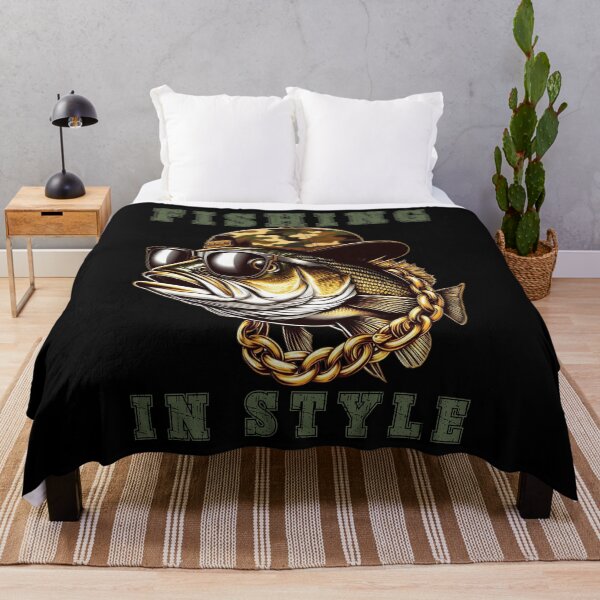 Item preview, Fishing In Style designed and sold by ART-HOME-PAWS.