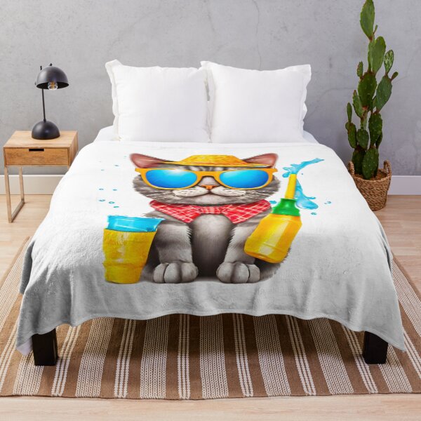 Item preview, Sunglass Swagger: Cat in Summer Bliss 3 designed and sold by Tom-Johnson.