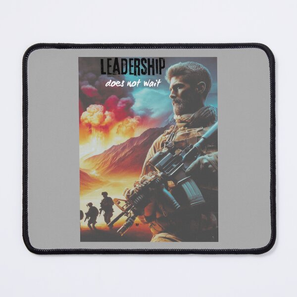 Item preview, Bearded Hero Leads Troops: Explosive Valor designed and sold by ValorVerse.