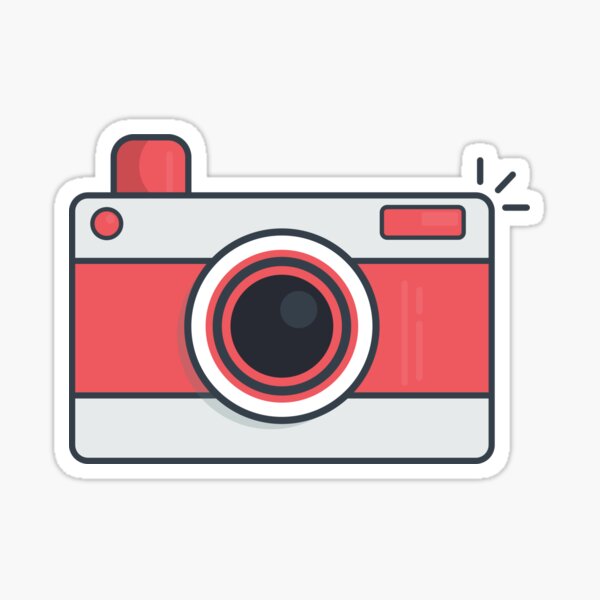 "Camera Flash" Sticker for Sale by Reethes Redbubble