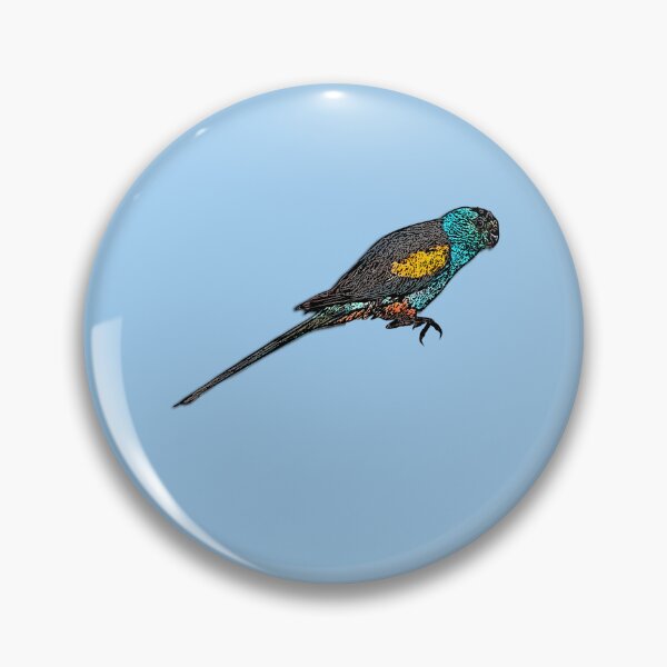 Item preview, Golden-shouldered Parrot Black Alternate Design  designed and sold by designsasstultd.