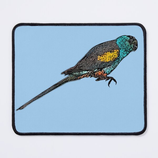 Item preview, Golden-shouldered Parrot Black Alternate Design  designed and sold by designsasstultd.