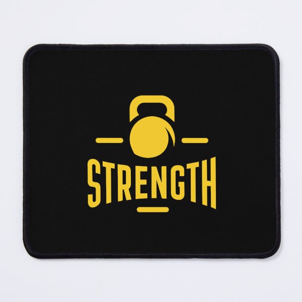 Item preview, Kettlebell Strength Motivational Gym YELLOW designed and sold by Weknes.
