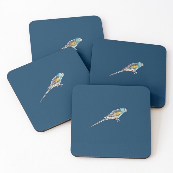 Item preview, Golden-shouldered Parrot White Alternate Design  designed and sold by designsasstultd.