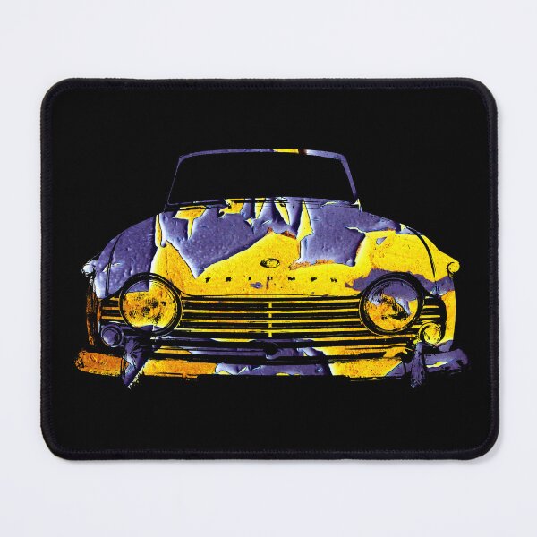 Item preview, Triumph TR4A 1960s British classic car monoblock abstract designed and sold by soitwouldseem.