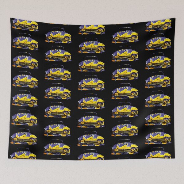 Item preview, Triumph TR4A 1960s British classic car monoblock abstract designed and sold by soitwouldseem.