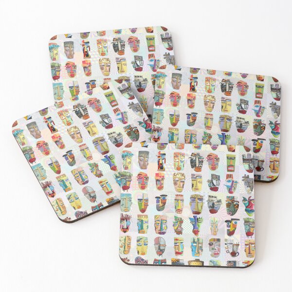 Item preview, Abstract Faces designed and sold by Montage-Madness.