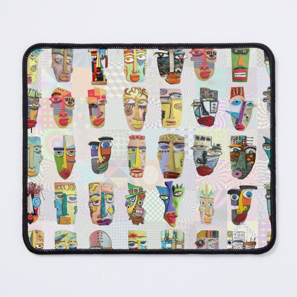 Item preview, Abstract Faces designed and sold by Montage-Madness.