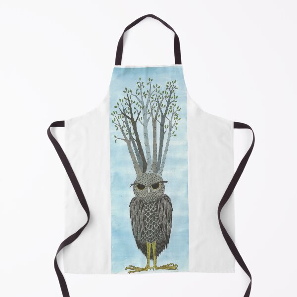 Item preview, Owl Growing Birch Trees designed and sold by KakiDimock.