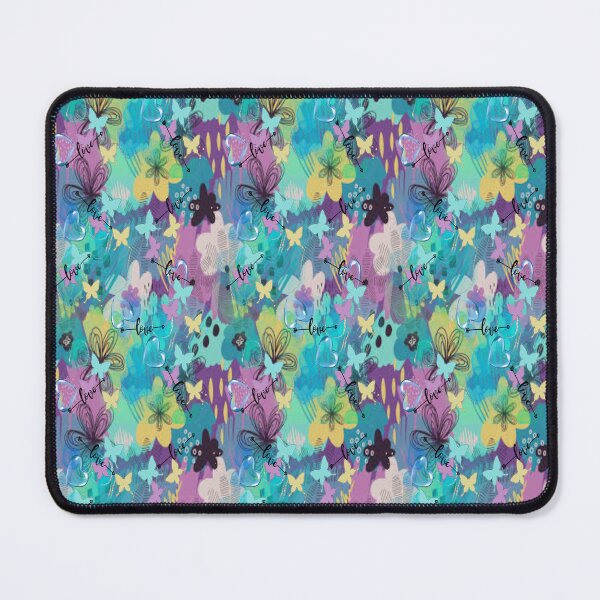 Item preview, Love Springtime,  Bohemian design, Abstraction, bold colorful abstract playful design inspired by nature designed and sold by Adri Barnard.