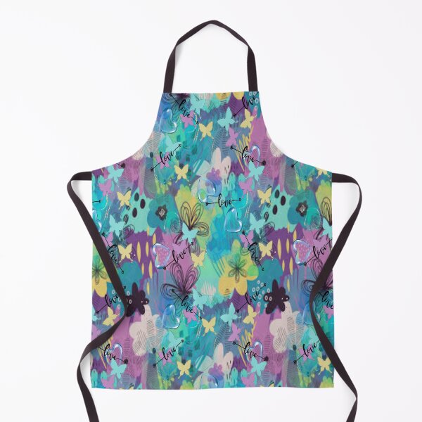Item preview, Love Springtime,  Bohemian design, Abstraction, bold colorful abstract playful design inspired by nature designed and sold by Adri Barnard.