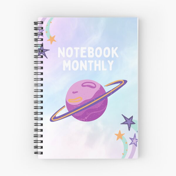 Item preview, Monthly Notebook designed and sold by InspiredByPros.