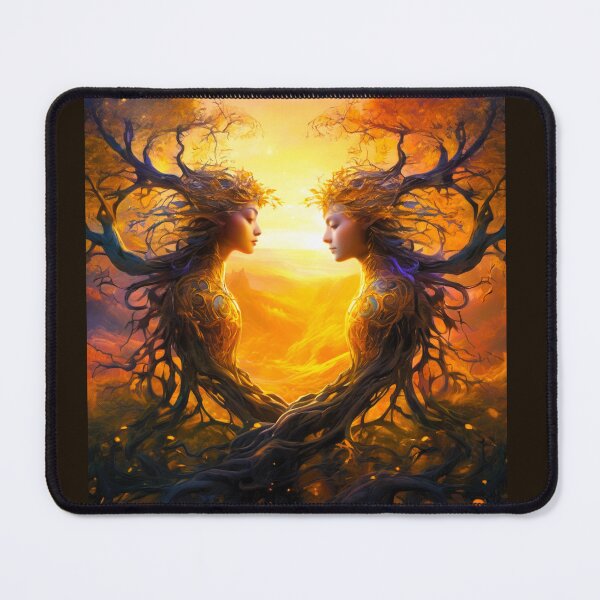 Item preview, two bodies entwined with branches and roots designed and sold by janjacbu.