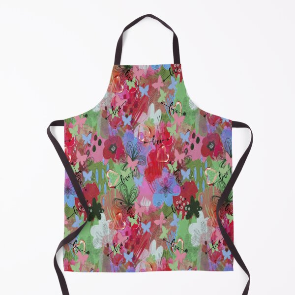 Item preview,  Love Springtime 2,  Bohemian design, Abstraction, bold colorful abstract playful design inspired by nature designed and sold by Adri Barnard.