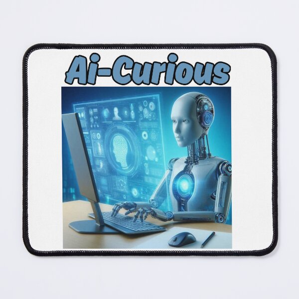 Item preview, Ai-Curious robot design designed and sold by DudzDesignz.