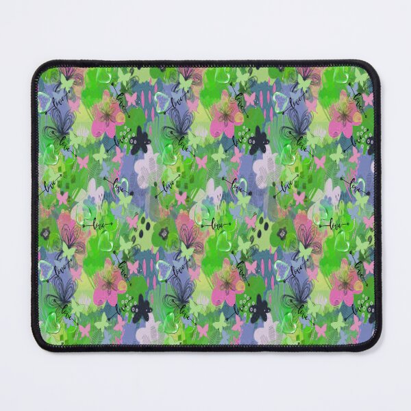 Item preview, Love Springtime 3,  Bohemian design, Abstraction, bold colorful abstract playful design inspired by nature designed and sold by Adri Barnard.