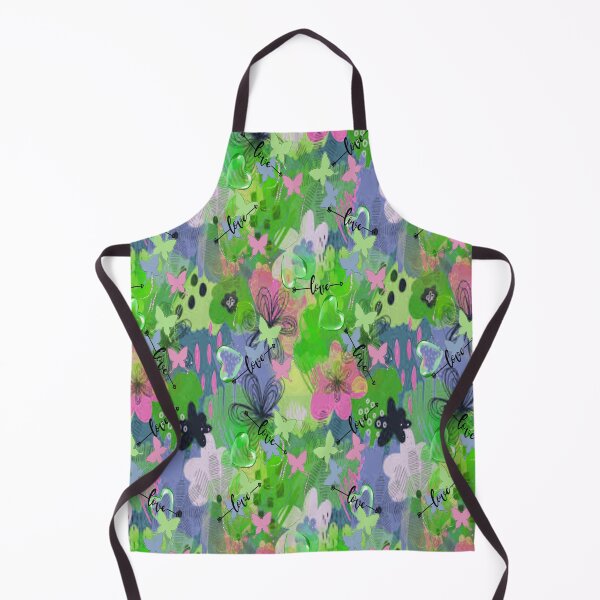 Item preview, Love Springtime 3,  Bohemian design, Abstraction, bold colorful abstract playful design inspired by nature designed and sold by Adri Barnard.