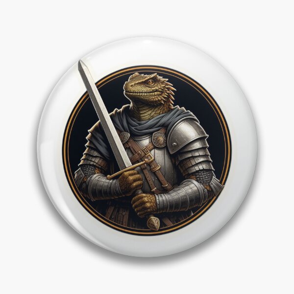 Item preview, Knight Warrior Lizard designed and sold by strongSpiritEd.
