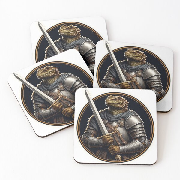 Item preview, Knight Warrior Lizard designed and sold by strongSpiritEd.