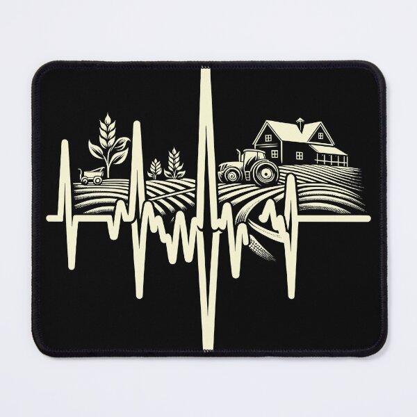 Item preview, Farm Life Heartbeat Pulse designed and sold by Quirky Shirts.