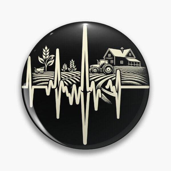 Item preview, Farm Life Heartbeat Pulse designed and sold by Quirky Shirts.