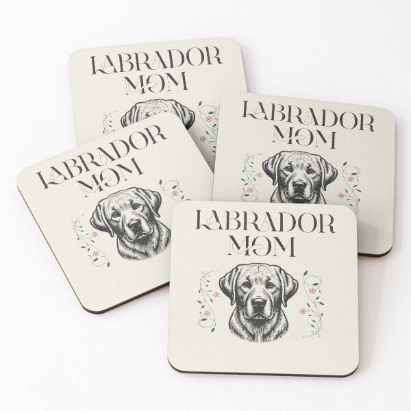 Artikelvorschau, Labrador Retriever Hundemama Cottagecore Botanical Labrador Retriever Hundeliebhaber entworfen und verkauft von twigandmeadow.