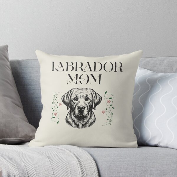 Artikelvorschau, Labrador Retriever Hundemama Cottagecore Botanical Labrador Retriever Hundeliebhaber entworfen und verkauft von twigandmeadow.
