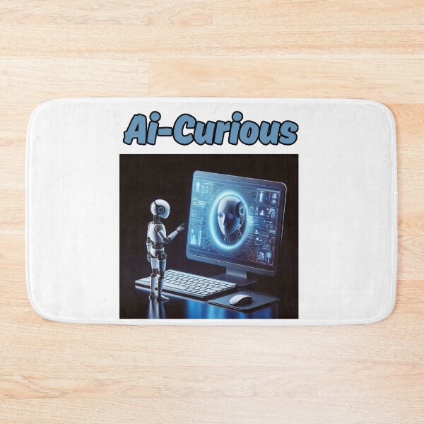 Item preview, Ai-Curious futuristic robot design designed and sold by DudzDesignz.