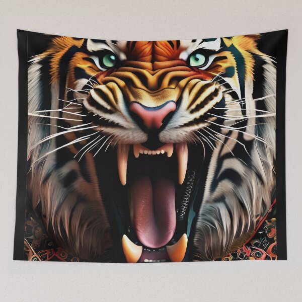 Item preview, Wild Tiger designed and sold by MatrixTattoo.