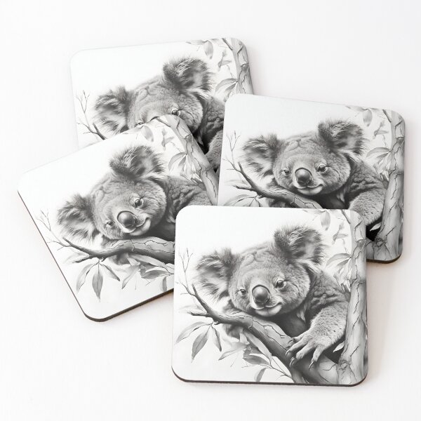 Item preview, Koala pencil drawing designed and sold by Pencil-Art.