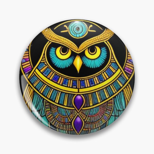 Item preview, Abstract Egyptian Owl Art  designed and sold by TheDarkWardrobe.