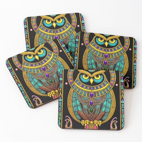 Item preview, Abstract Egyptian Owl Art  designed and sold by TheDarkWardrobe.