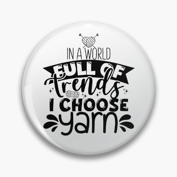 Item preview, I Choose Yarn! Crochet, Knitting designed and sold by smalldesignbox.