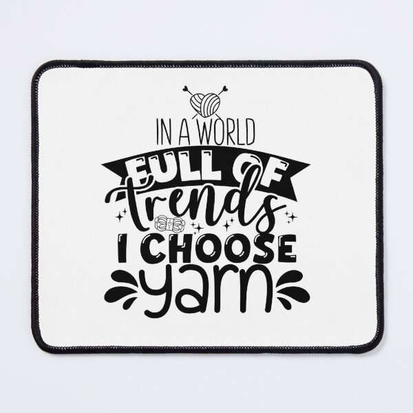 Item preview, I Choose Yarn! Crochet, Knitting designed and sold by smalldesignbox.