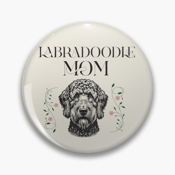 Artikelvorschau, Labradoodle Doodle Hundemama Cottagecore Botanical Doodle Hundeliebhaber Labradoodle Besitzer entworfen und verkauft von twigandmeadow.
