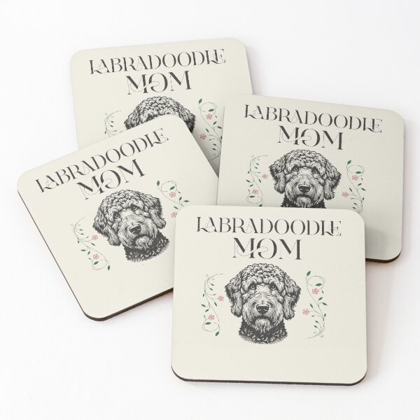 Item preview, Labradoodle Doodle Dog Mom Cottagecore Botanical Doodle Dog Lover Labradoodle Owner designed and sold by twigandmeadow.