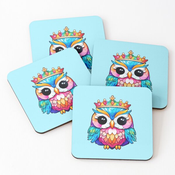 Item preview, kawaii queen owl designed and sold by Cosmicreations1.