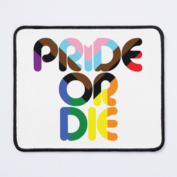 Item preview, LGBTQ Pride - Progress Pride Flag - Pride or Die - Pride Month designed and sold by DesignByLeo.
