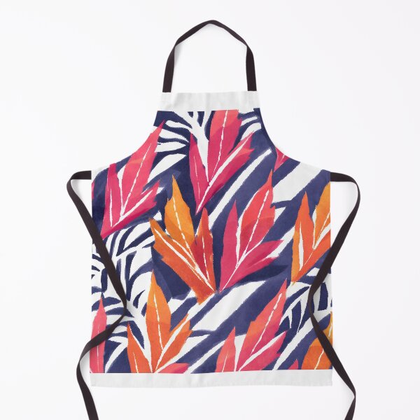 Item preview, tropical leaf watercolor design with vibrant hues designed and sold by AKRE R.