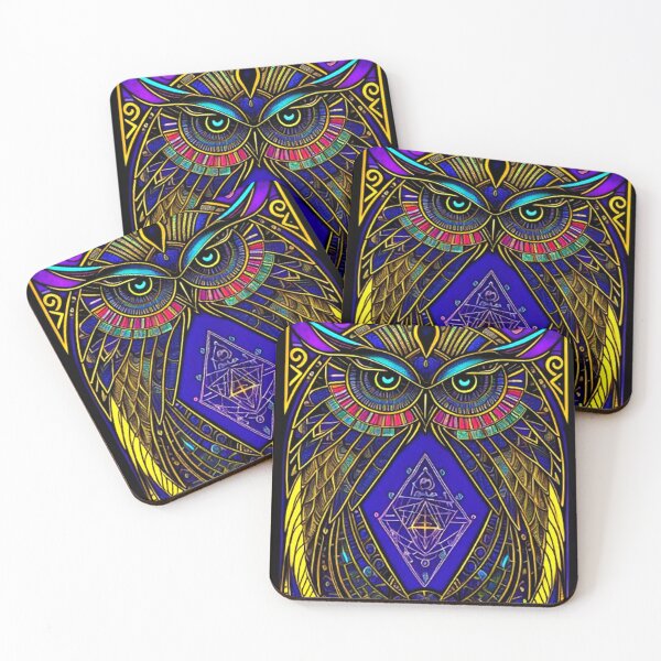Item preview, Abstract Egyptian Owl Art  designed and sold by TheDarkWardrobe.