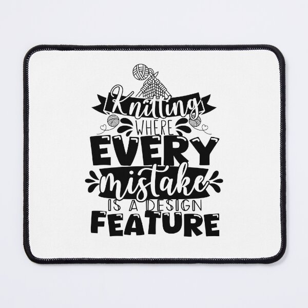 Item preview, Every Mistake Is A Design Feature! Crochet, Yarn, Knitting designed and sold by smalldesignbox.