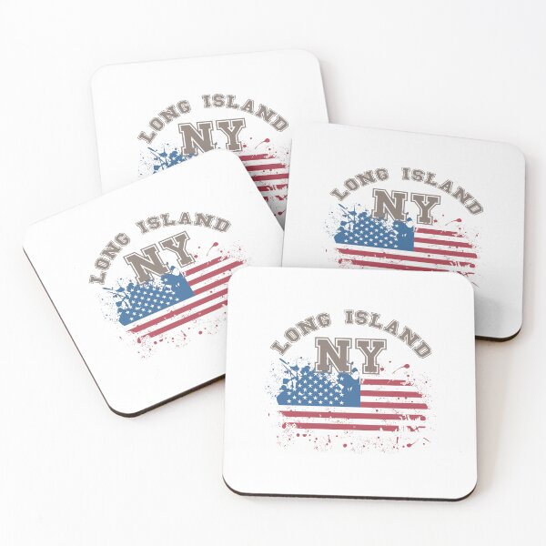 Item preview, Long Island, New York with USA Flag Design for T-Shirts and Accessories - Show Your American Pride designed and sold by BuyFromSeller.