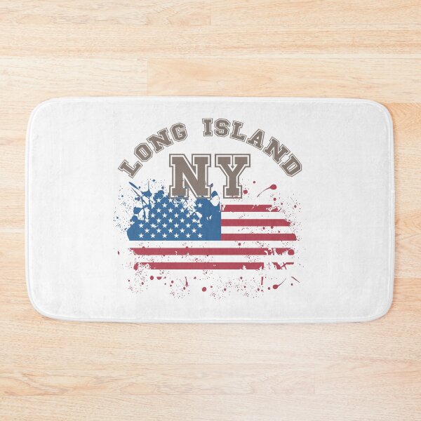 Item preview, Long Island, New York with USA Flag Design for T-Shirts and Accessories - Show Your American Pride designed and sold by BuyFromSeller.