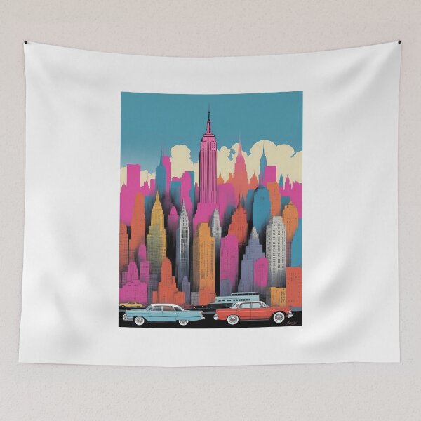 Item preview, New York City, New York, USA, design in pop art style designed and sold by CreativeSparkzz.